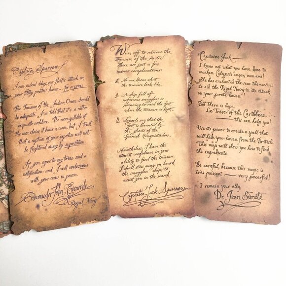 A Pirate's Adventure ~ Treasures of the Seven Seas Maps - Mint Condition - Picture 9 of 10